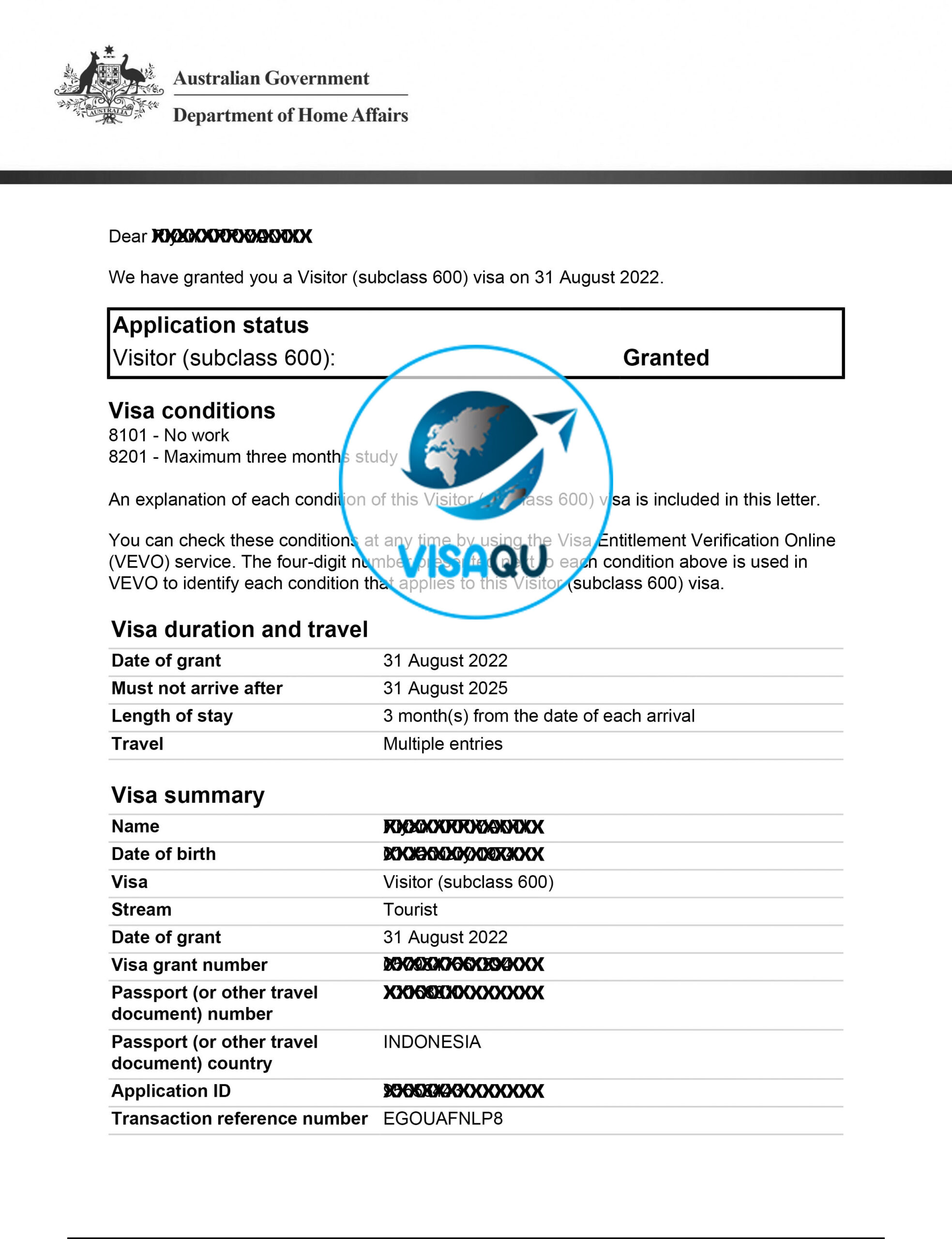 Jasa pengurusan visa australia di seluruh indonesia